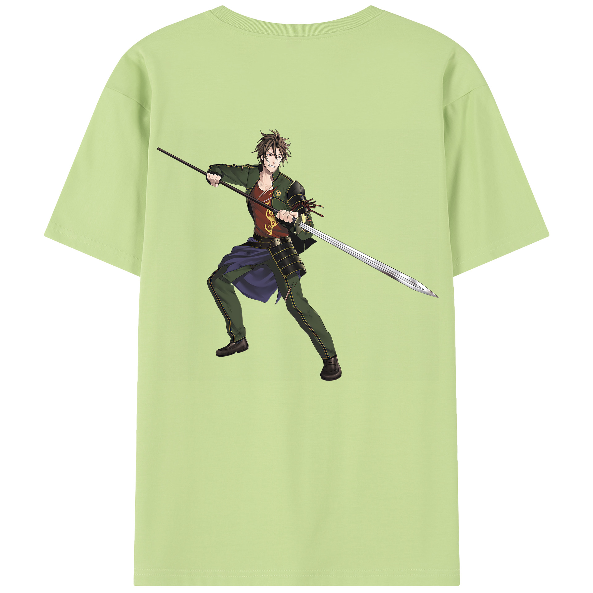 （画像用） 刀剣乱舞 Touken Ranbu 綿100％半袖Tシャツ（背面プリント）